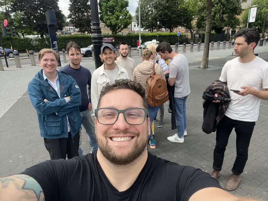 Team selfie at a Light offsite