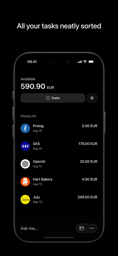 App Store screenshot: all your tasks neatly sorted