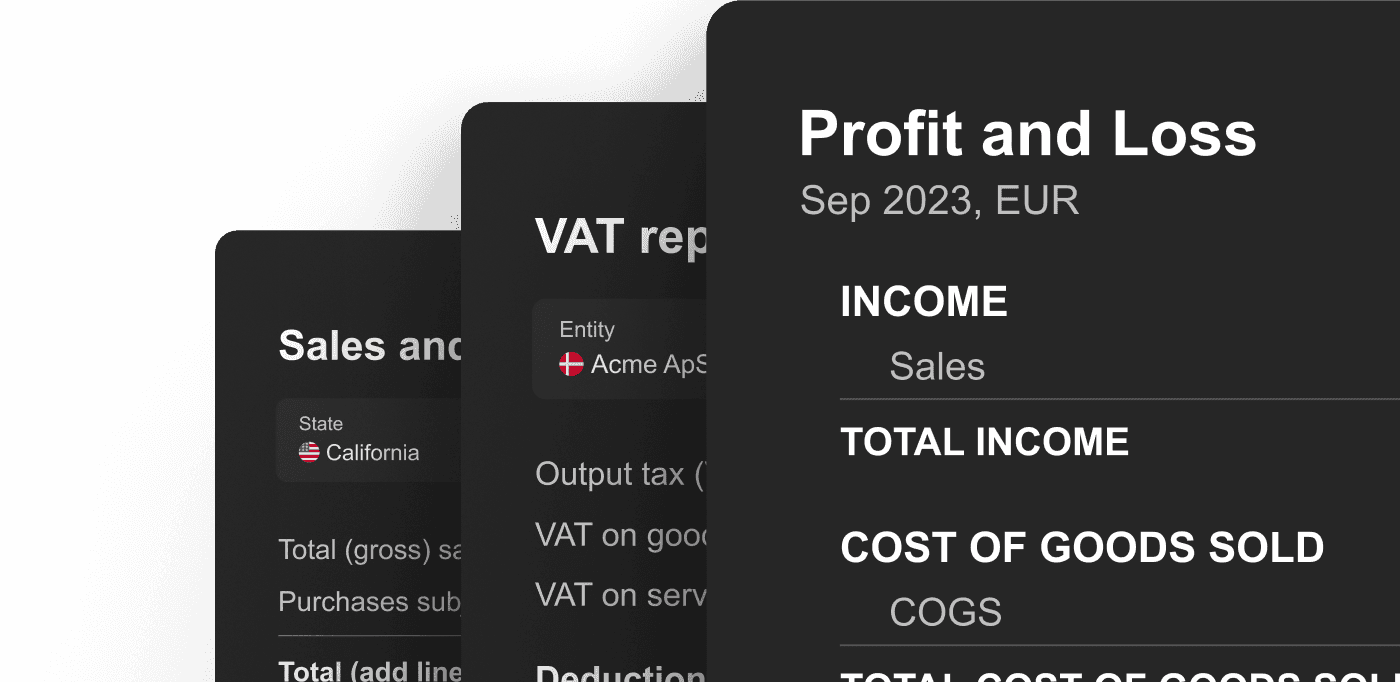 Mockup av realtidsrapportering